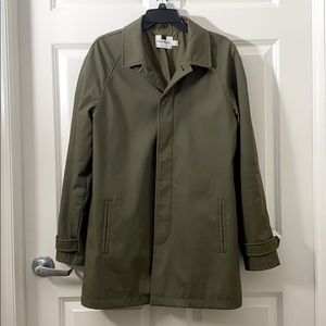 TOPMAN Trench Coat | Medium:Olive